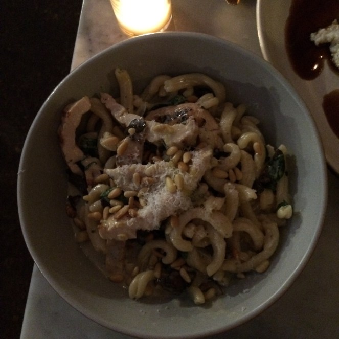 Strozzapreti by candlelight